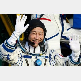 前澤友作氏は宇宙へ（代表撮影・タス＝共同）