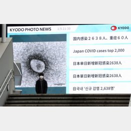 新型コロナウィルスの新規感染者数は日に日に増すばかり…（5日の電光掲示板）／（Ｃ）日刊ゲンダイ