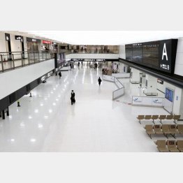 オミクロン株で空港はガラガラ（2021年11月撮影）／（Ｃ）日刊ゲンダイ