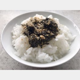 出がらし茶葉の佃煮（提供写真）