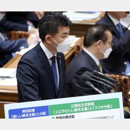 労働貴族「連合」に三下り半を（立憲民主党の泉健太代表）（Ｃ）日刊ゲンダイ