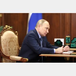 プーチン大統領（Ｃ）ロイター／Sputnik／Kremlin