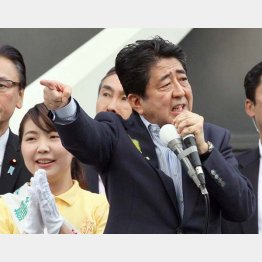 またブチ切れるのか？（こんな人たちに負けるわけにいかない！＝2017年都議選での安倍元首相）／（Ｃ）日刊ゲンダイ