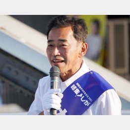 野党一本化はならなかったが…（無所属・田島一成候補＝同氏事務所提供）