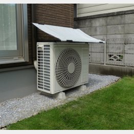 室外機を日陰にすると節電効果大！