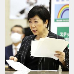 無策…（小池百合子都知事）／（Ｃ）共同通信社