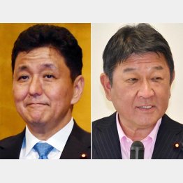 岸信夫防衛相と茂木敏充自民党幹事長（Ｃ）日刊ゲンダイ