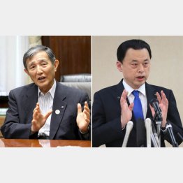 （左から）和歌山県の仁坂吉伸知事、島根県の丸山達也知事（Ｃ）日刊ゲンダイ