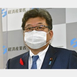 経産相を辞めることを拒否（萩生田光一同相）／（Ｃ）共同通信社