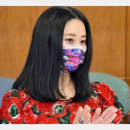 「壺サーの姫」こと三浦瑠麗氏（Ｃ）日刊ゲンダイ