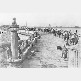 盧溝橋事件。この橋一帯で日本軍と中国軍が衝突した（提供写真）