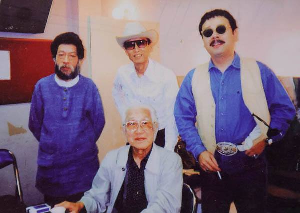 （左上から時計回りに）高田渡、ジミー時田、なぎら健壱、桜井敏雄（提供写真）