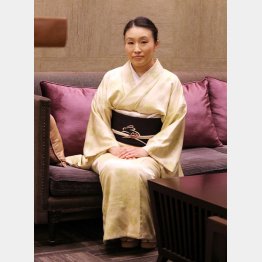 「鶴巻温泉　元湯陣屋」の女将・山崎知子さん（提供写真）