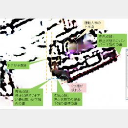 画像解析の静止画(提供写真)