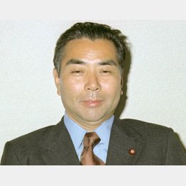 自民党きっての繊維族大物議員として知られていた稲村左近四郎代議士（Ｃ）共同通信社