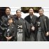 左から市川中車、市川団子、市川猿翁、市川猿之助さん、市川段四郎さん（Ｃ）共同通信社