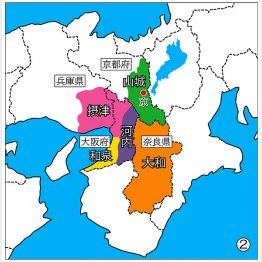 地図②／（Ｃ）日刊ゲンダイ