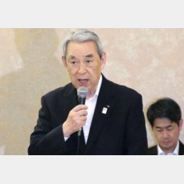 どうする？（関西経済連合会の松本正義会長）／（Ｃ）共同通信社