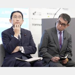 「（国民、利用者が）自分で確認」とは責任放棄も甚だしい（岸田首相と河野デジタル相）／（Ｃ）共同通信社