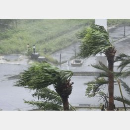 気候変動の影響か、台風の猛威は大きく被害は増えている（Ｃ）共同通信社