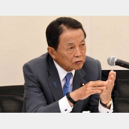 公明嫌い（麻生太郎自民党副総裁）／（Ｃ）日刊ゲンダイ