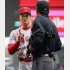 大谷も導入早々に、ピッチロック違反を取られた（Ｃ）AP＝共同