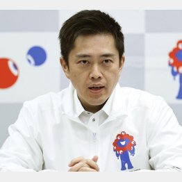 立憲民主党を叩くことで…（大阪の吉村洋文府知事）／（Ｃ）共同通信社