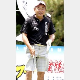 2012年の「叙々苑カップ」での松木安太郎さん（Ｃ）日刊ゲンダイ