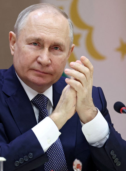 大統領選への布石か（ロシアのプーチン大統領）　（Ｃ）ロイター／ Sputnik