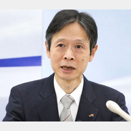 JR東海の丹羽俊介社長（Ｃ）共同通信社