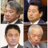 （左上から時計回りに）大野泰正参院議員、池田佳隆衆院議員、谷川弥一衆院議員、柿沢未途前法務副大臣（Ｃ）日刊ゲンダイ