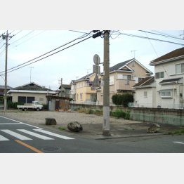 八木死刑囚の金融会社の跡地。現在は住宅が建っている（撮影）片岡健