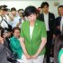 モニター中継で第一声は前代未聞（小池百合子都知事）／（Ｃ）日刊ゲンダイ