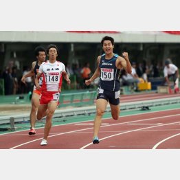 アスリートの心臓は良い心肥大（日本選手権男子200mで優勝した飯塚翔太）（Ｃ）日刊ゲンダイ