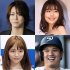 （左上から時計回りに）亀梨和也、有森架純、大谷翔平、川口春奈（Ｃ）日刊ゲンダイ