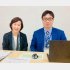 日本公益通報サービスの三谷剛史氏（右）と心理カウンセラーの女性（Ｃ）日刊ゲンダイ