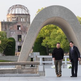G7広島サミットをトコトン政治利用（代表撮影）