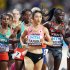 田中希実（2023年陸上世界選手権女子5000メートル決勝）／（Ｃ）共同通信社