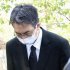有罪判決後、謝罪する元鹿児島県警巡査長藤井光樹被告（Ｃ）共同通信社
