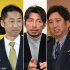 （左から）今岡真訪打撃コーチ、鳥谷敬氏、藤川球児氏（Ｃ）日刊ゲンダイ