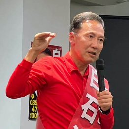 白石洋一氏は激選を制すか（提供）同氏事務所