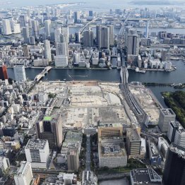 再開発される築地市場跡地（Ｃ）共同通信社