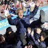 新春の全日本実業団対抗駅伝で旭化成が優勝、胴上げされる宗猛総監督（Ｃ）共同通信社