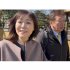 国民民主の岡野純子衆院議員と天野行雄県議（Ｃ）日刊ゲンダイ