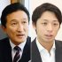 ワタミの渡邉美樹会長（左）とタイミーの小川嶺社長（Ｃ）日刊ゲンダイ