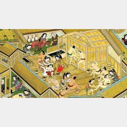 江戸名所図屏風(提供)筆者
