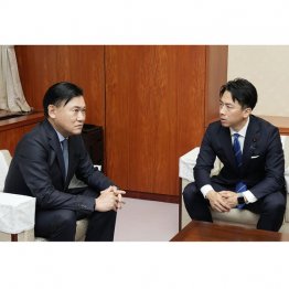 早くも楽天グループの三木谷浩史会長兼社長(60)が面会に(C)共同通信社